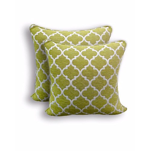 Sandglass Chenille Geometric Toss Pillow, Set of 2