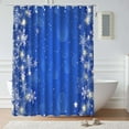 thumbnail image 1 of Vaidha Rideau de Douche de Noël Imperméable 35.4x70.8 Po, 1 of 6