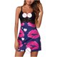 thumbnail image 4 of Moda para mujer Sexy Sling Dress Encaje con cuello en V Ropa interior Lencería Camisón Fridja nalpqowj12562, 4 of 4