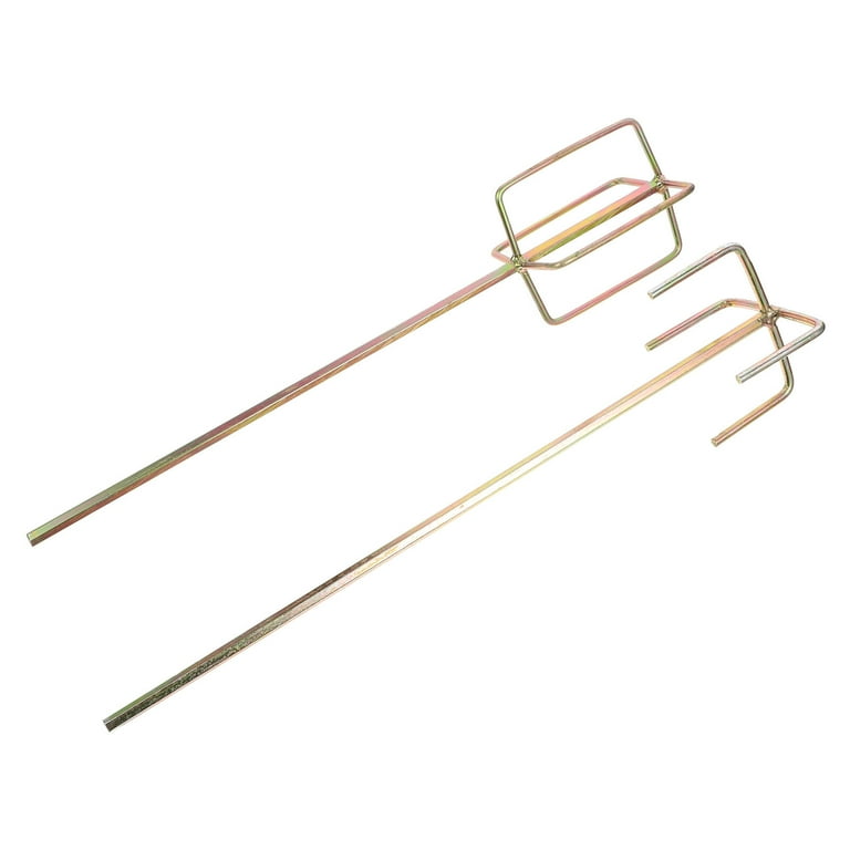 Angoily 2-Pack Heavy Duty Mixing Paddles - 54cm Alloy Stirring Sticks For Drill, Paint, Grout, Mud, Concrete