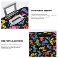 thumbnail image 5 of Xecao Colorful Geometric Dog print Elastic Luggage Cover, with double-sided print , is perfect for travel, business, and daily use, 5 of 9