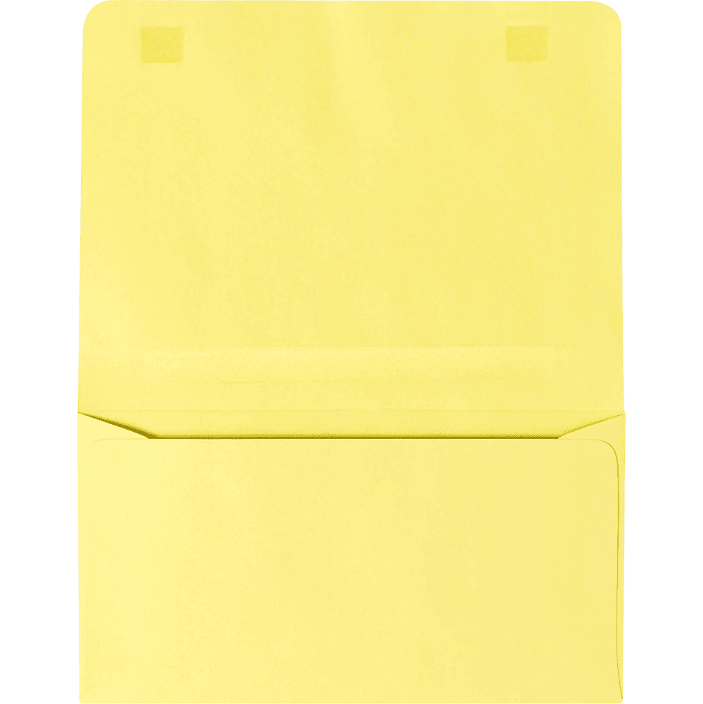LUXPaper #6 2-Way Remittance Envelopes, 4 1/4 x 6 1/2, Pastel Canary, 500/Pack