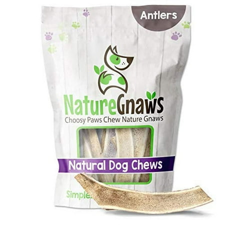 UPC: 0850014204792 | Nature Gnaws Antlers- Elk And Deer for Dogs – Long Lasting Premium Natural Chews for Aggressive Chewers – Mix of Split and Whole 8 Ounces