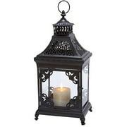 ORE International Asian-inspired Pagoda Metal Lantern