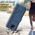 thumbnail image 5 of for Samsung Galaxy A42 5G Wallet Case, PU Leather Flip Folio Case with Card Holders Magnetic Closure Folding Adjustable Kickstand Vintage Phone Cover for Samsung Galaxy A42 5G, Blue, 5 of 7