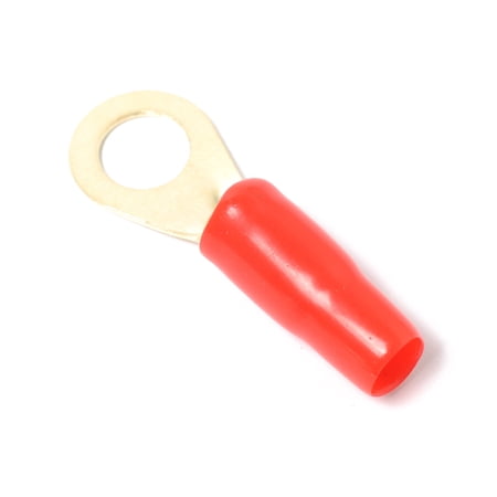 UKCOCO 10Pairs 8 Gauge Crimp Barrier Spades with Copper Tin Plated Fork Terminals