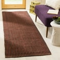 thumbnail image 3 of SAFAVIEH Natural Fiber Kathleen Border Jute Area Rug, Brown/Rust, 4' x 6', 3 of 8