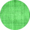 thumbnail image 1 of Ahgly Company Indoor Round Abstract Green Contemporary Area Rugs, 6' Round, 1 of 1