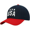 Youth Navy/Red Team USA Colorblock Snapback Hat - OSFA