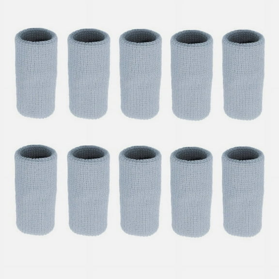 Zhuge 20 Pieces Finger Sleeves, Thumb Splint Brace for Finger Support, Relieve Pain for Arthritis,Triggger Finger, Compression Aid for Sports (nude)