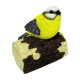 thumbnail image 1 of Estatua de pájaro, figura de pájaro de simulación, colección artesanal, adorno de pájaro LED pájaro amarillo solo, 1 of 9