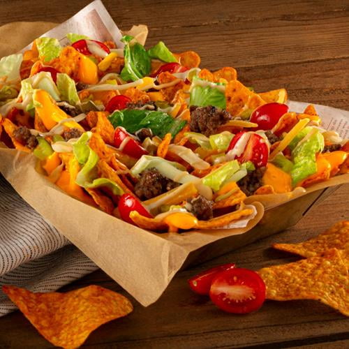 Frito-Lay Doritos Tortilla Chips Nacho Cheese Bags, 1 Oz, 10 Ct - Pack of 2