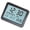 Gray, variant on Elegant Square Design Alarm Clock Including LCD Screen Snooze Alarm Temperature Monitor