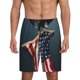 thumbnail image 1 of Fotbe American Flag Pantalones Cortos de Pijama para Hombre, Ropa de Dormir, Pantalones de Pijama Cortos para Hombre-Large, 1 of 6