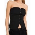 thumbnail image 2 of Cold Shoulder Women Slim Fit Button Tops, 2 of 3