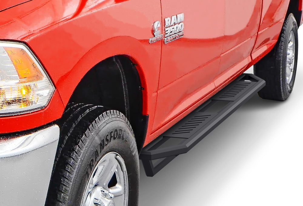 APS 6.5in Side Armor Stainless Steel Running Boards Compatible with Ram 1500 2009-2018 Crew Cab & Ram 2500 3500 2010-2025 (Nerf Bars Side Steps Side Bars)