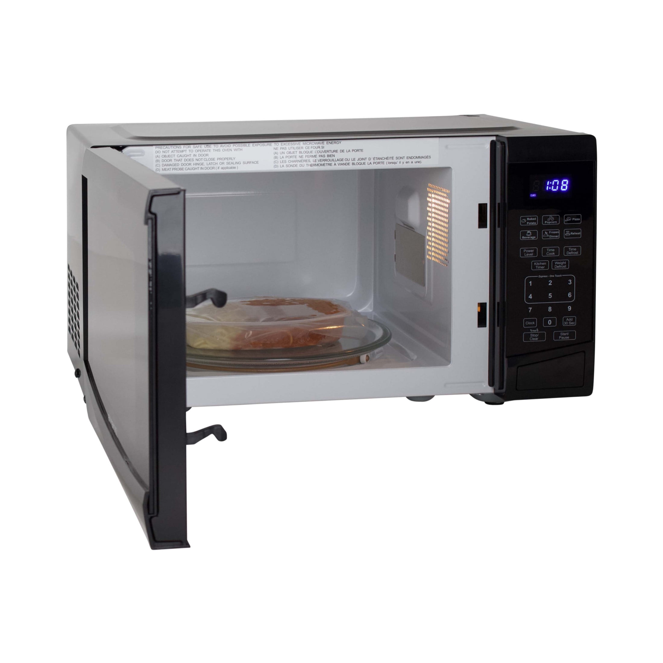Avanti Countertop Microwave Oven, 0.9 cu. ft., in Black (MT09V1B)