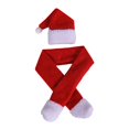 thumbnail image 2 of Juego de fundas para botellas de vino de Navidad, adorno navideño de color rojo, resistente al desgaste, accesorio suave y cómodo, mini gorro de Papá, 2 of 9