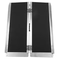 thumbnail image 2 of Non Skid Wheelchair Ramp, Aluminum Portable Skidproof PVC Carpeted Folding Wheelchair Ramp, Utility Mobility Access Threshold Ramp For Home, Steps, Stairs, Doorways, 2 of 8