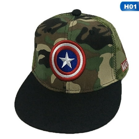 Michellem Superhero Kids Adjustable Baseball Hat, Unisex Peaked Cap Dad Trucker Baseball Hat Cap Best Gift for Kids Teenagers Boys