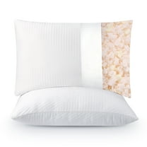 MaxKare Shredded Memory Foam Pillow 2 Pack Pillow for Bed, Side, Back and Stomach Sleepers, CertiPUR-US Certified 28"x20"