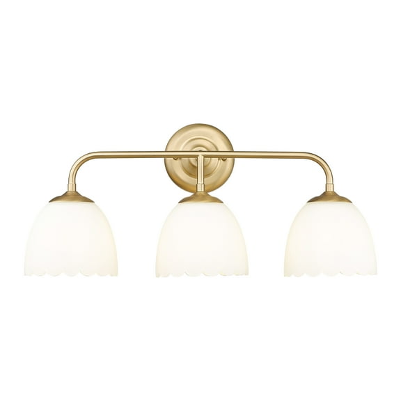 Golden Lighting 6954-Ba3 Dorinda 3 Light 7" Wide Vanity Light - Brushed Champagne Bronze /