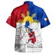 thumbnail image 3 of Camisa de playa de manga corta con estampado 3D para hombres, ropa tribal isleña polinesia, camisas casuales con botones para hombres, ropa, 3 of 5