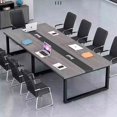 thumbnail image 4 of Working Conference Office Desks Luxury Studying Executive Boss Office Desks Console Table Standing Scrivania Cameretta Furniture My Lux Decor Round, 4 of 7