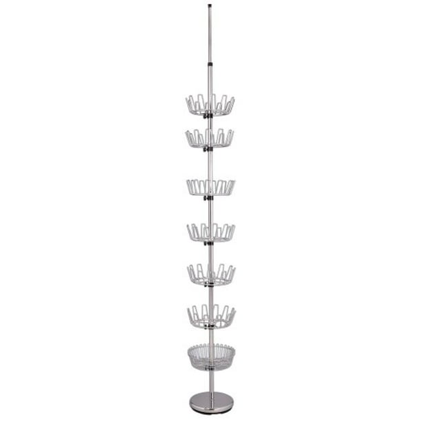 Floor to ceiling revolving shoe rack cheap