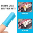 thumbnail image 3 of Cepillo de dientes suave para perros y gatos con cerdas suaves para el cuidado dental de mascotas V6C4, 3 of 7