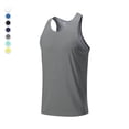 thumbnail image 4 of Mlzmgr Athletic Tank Tops for Men Sleeveless Stretchy Compression Tanks Fitted Workout Gym Men's Tops, 4 of 8