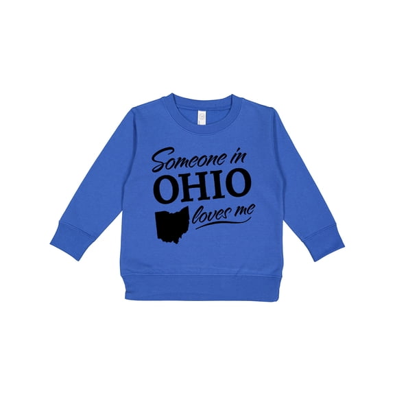 Inktastic Someone in Ohio Loves Me Toddler Sweatshirt