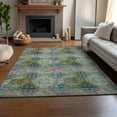 thumbnail image 6 of Addison Rugs Mayfield Washable Transitional Organic Green Rectangle Rug, 10' x 14', 6 of 6
