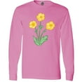 thumbnail image 3 of Inktastic Yellow Buttercup Flowers Long Sleeve T-Shirt, 3 of 5