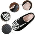 thumbnail image 5 of Fuzzy Slippers For Women 2023 Cozy Home Halloween Skeleton Finger Warm Winter Cotton Slippers Warm Cozy Winter House Slippers Bedroom Indoor House Shoes, 5 of 7