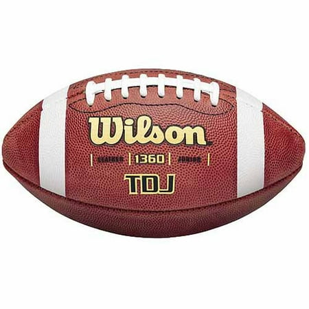 All Weather Leather Football - Wilson TD Series Traditional Leather Junior Game Football