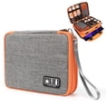 thumbnail image 1 of Funda organizadora de cable de viaje Luxtude, grande, con 2 capas de nailon, 1 of 6