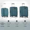 thumbnail image 4 of Softside Luggage Expandable 3 Piece Set Suitcase Upright Spinner Softshell Lightweight Luggage Travel Set, 4 of 18