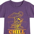 thumbnail image 3 of Peanuts - Chill Snoopy - Toddler And Youth Girls Short Sleeve Graphic T-Shirt, 3 of 6