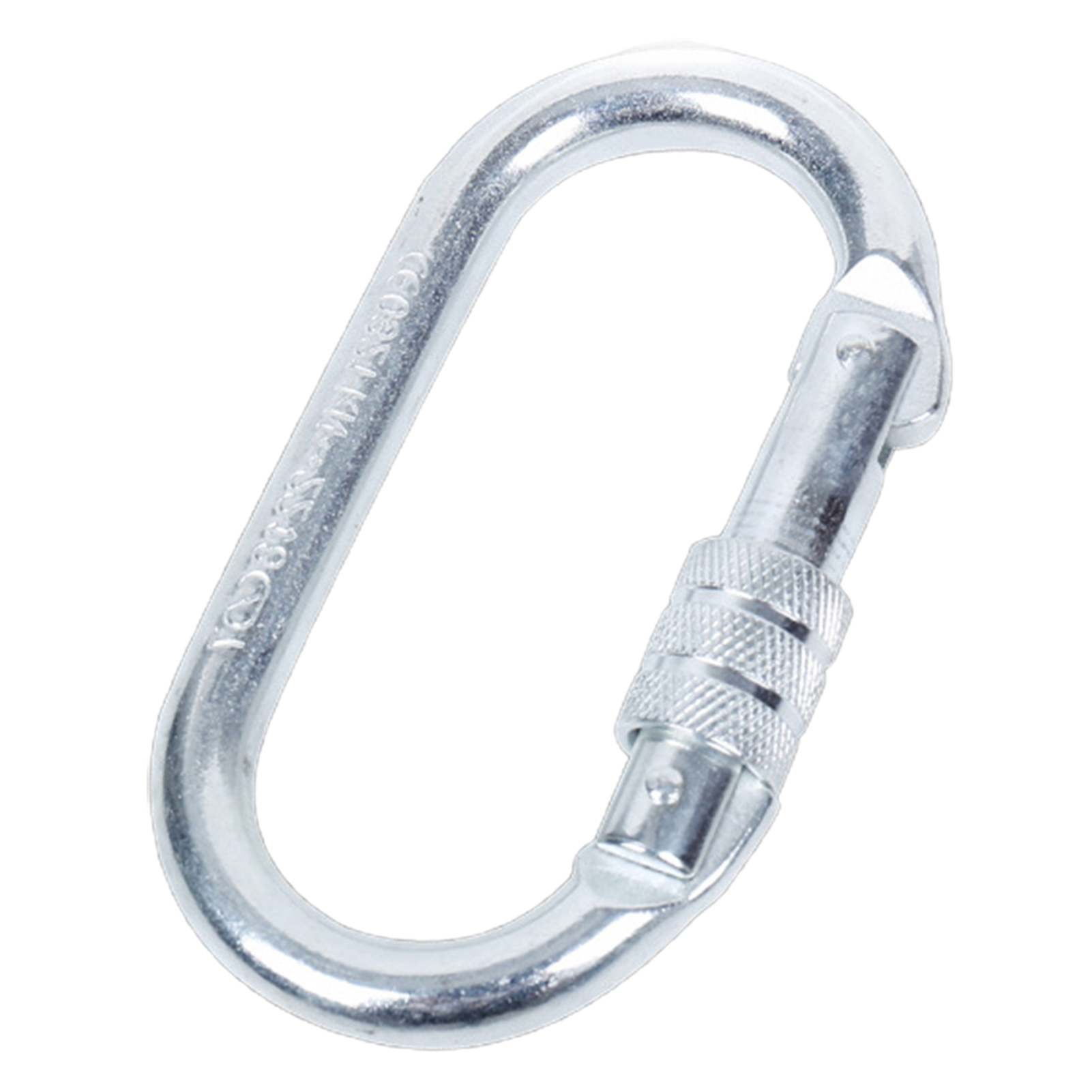 SPRING PARK Climbing Carabiner Oval Locking Steel Carabiner Clip, Heavy