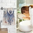 thumbnail image 2 of SKYSONIC 2 PCS White Wolf Portrait Bath Towels Set 16"x28", Cotton Face Towel Water Absorbent Lightweight Quickdry Hand Towels for Bathroom Ktichen Travel Gym, 2 of 7