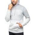 thumbnail image 4 of X RAY JEANS Mens Color Blocked Hooded Sweater, Light Grey White, L, 4 of 5