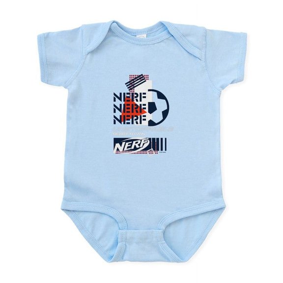 CafePress - Nerf Soccer Unstoppable Body Suit - Baby Light Bodysuit, Size Newborn - 24 Months
