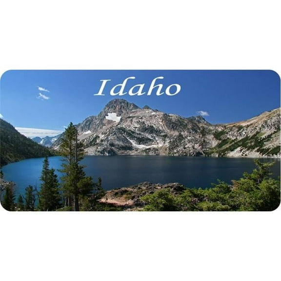 Idaho Mountain Lake Scene Photo License Plate
