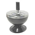 thumbnail image 5 of Dependable Industries Metal Art Deco Spinning Ashtray  Home Party Black, 5 of 5