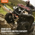 thumbnail image 2 of VEVOR Electric Winch ATV UTV 3500 lb Synthetic Rope Waterproof Wired Control, 2 of 9