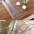 thumbnail image 1 of Protecteur de Table en Pvc Transparent sur Mesure (160x90 cm), 1 of 3