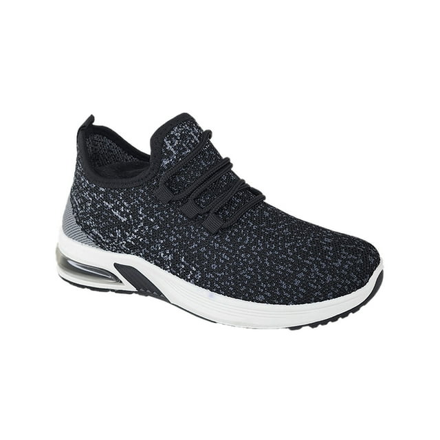 Zapatillas Air para mujer, color negro/gris, Soft Sports 3207