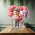 thumbnail image 5 of Valentine's Day "Grow Old Together" Sweet Acrylic Desktop Decoration, Romantic Family Gathering Holiday Decor - Lover Gift, 5 of 6