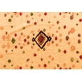 thumbnail image 1 of Ahgly Company Indoor Rectangle Abstract Orange Modern Area Rugs, 2' x 4', 1 of 4